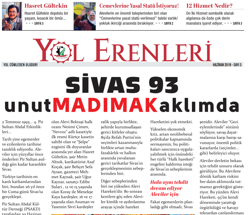 Yol Erenleri 3. Sayı