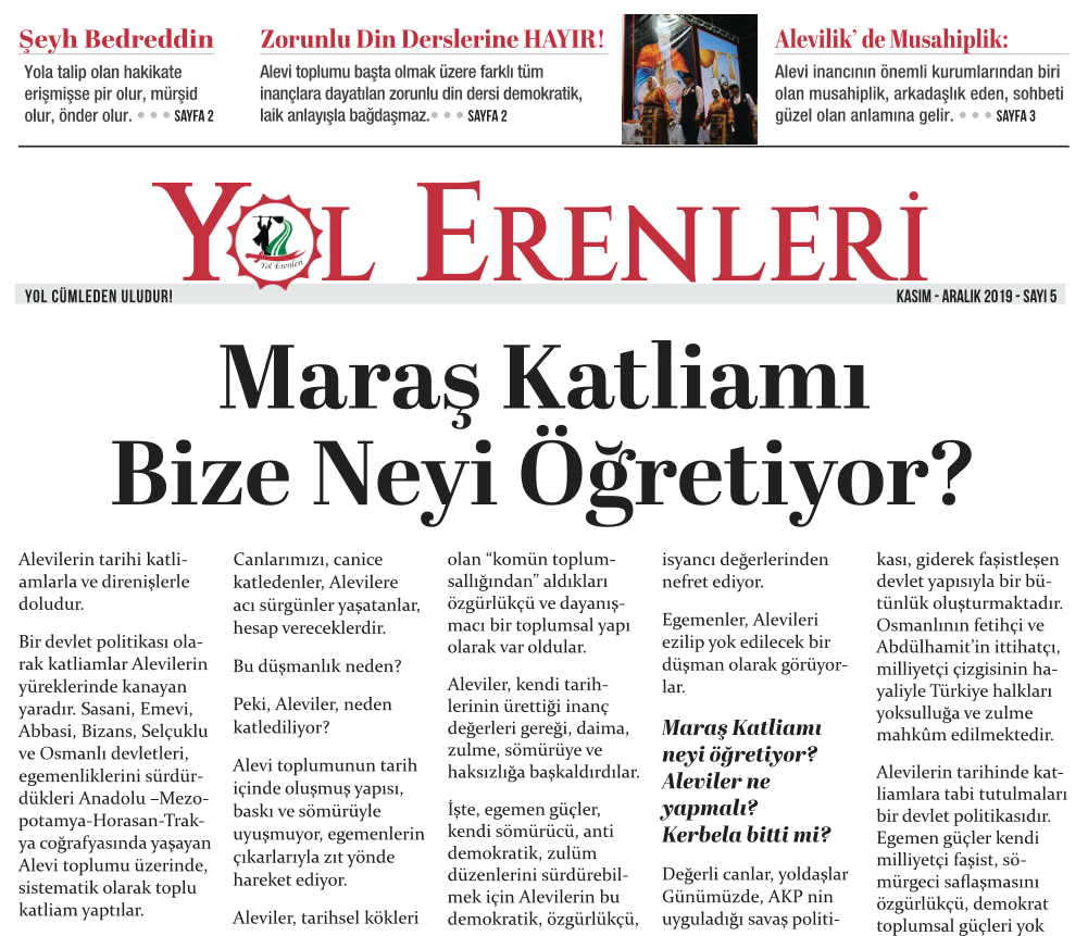 Yol Erenleri 5. Sayı